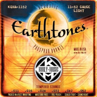 【金聲樂器】美製 Kerly Strings 冰火 民謠吉他弦 Earthtones 磷青銅 (11-52)