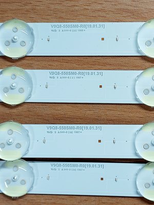 SAMSUNG 三星 QA55Q80RAW 燈條 V9Q8-550SM0-R0 電視燈條 LED燈條 拆機良品