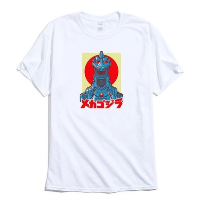Mechagodzilla 短袖T恤 2色 日本 機械 酷斯拉 哥吉拉 Japanese