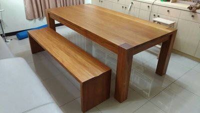 HODERN E15 TABLE-柚木版本，全實木大餐桌/會議桌，從裡到全實木施做，兼具自然厚實，只有這裡有