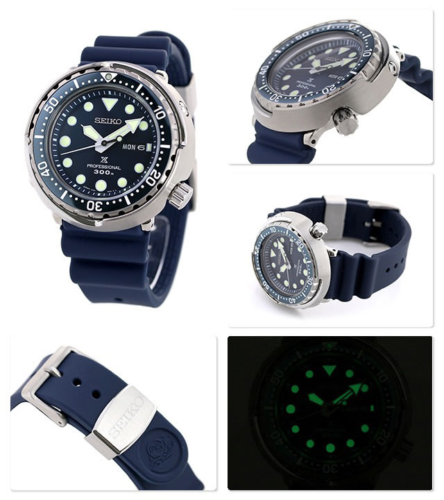 現貨通路限定SEIKO SBBN043 精工錶PROSPEX 47mm 鮪魚罐頭藍面盤