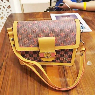 Replica Louis Vuitton Dauphine MM Monogram LV Pop Print M55452