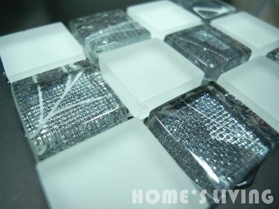[磁磚精品HOME'S LIVING]2.3*2.3 霧面 水晶 玻璃 馬賽克 磁磚 設計旅店 宜蘭民宿 餐廳 飯店