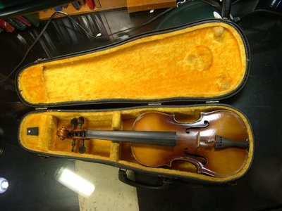 [古倉]-1972 Suzuki 鈴木 No.10  1/8 頂級小小孩小提琴-面松木 單背板楓木 鑲線保護 聲音平衡柔