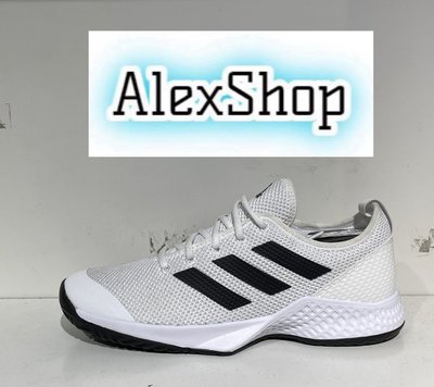 艾力克斯 ADIDAS COURTFLASH M 男 GW2518 白黑 網球鞋 X