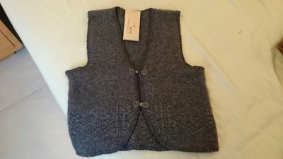 紐西蘭製美麗諾羊毛針織背心