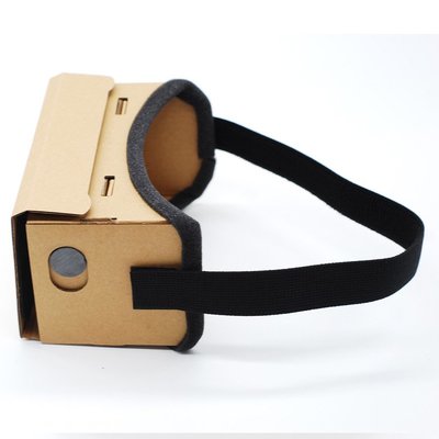 DIY GOOGLE Cardboard VR紙盒眼鏡-咖啡