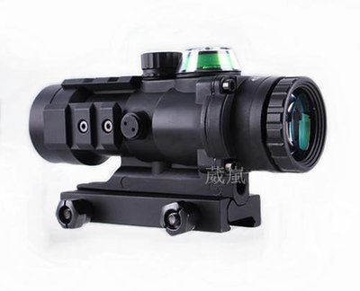 [01] SPINA AR 332 綠色真光纖 3倍鏡 ( 內紅點紅外線外紅點定標器紅雷射瞄具玩具槍CO2槍BB彈BB槍