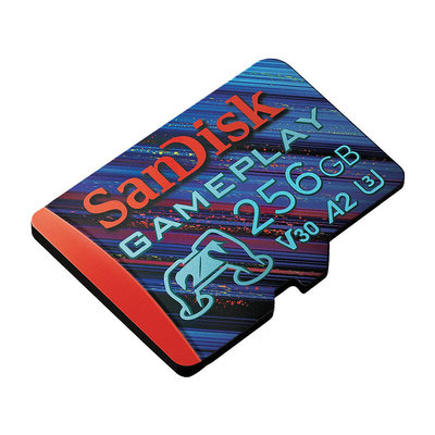 SanDisk GamePlay 256G 記憶卡 microSD A2 V30 掌上型遊戲專用 (SD-SQXAV-XN-256G)