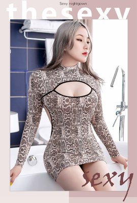 SD17  蛇紋 高彈 緊身 短裙 洋裝 連身 貓裝 超短裙 情趣 包臀 夜店 KTV JS服飾