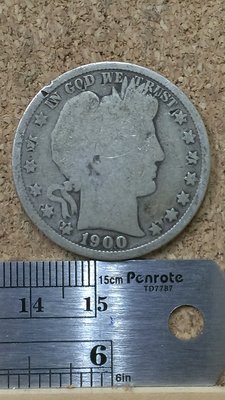 K22---1900年美國5角銀幣