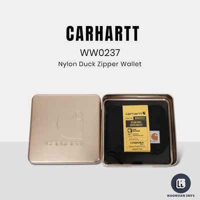 【高冠國際】Carhartt Nylon Trifold Wallet WW0237 金屬 拉鍊 卡片 短夾