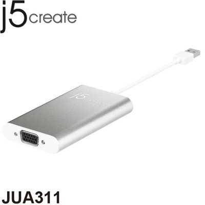 【MR3C】含稅附發票 j5create JUA311 USB3.0 VGA 雙向顯示卡