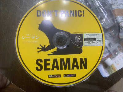 土城可面交超便宜SEGA Dreamcast (DC)DC遊戲DC GAME SEAMAN (+ MICROPHONE)