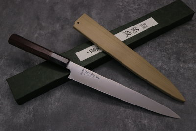 💖佑成💖【HAP40 和式筋引 紫檀八角 24cm 附鞘】 日本刃物 廚房刀具 八煌刃物