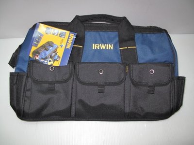 含稅【新宇電動五金行】美國 IRWIN 握手牌 大開口工具包 大開口工具袋 產品編號 10506531！(特價) 工具箱