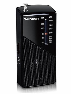 【免運費】WONDER旺德 口袋型手提式收音機 WS-R16