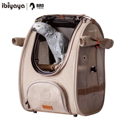 米可多寵物精品 免運費 Ibiyaya 寵物晨啼鳥用後背包 FC2296-T 暖木棕