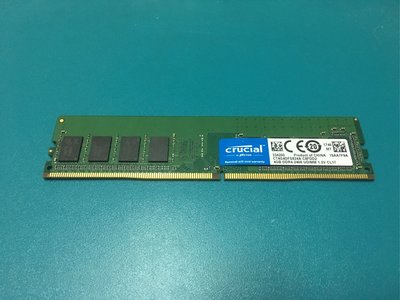美光 DDR4 2400 4G 單面 記憶體 CT4G4DFS824A