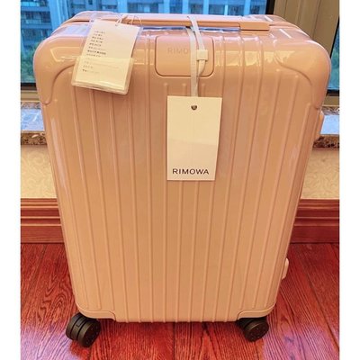 二手（98成新）RIMOWA Essential Cabin 21寸粉色 行李箱 聚碳酸酯 拉桿箱 83253904