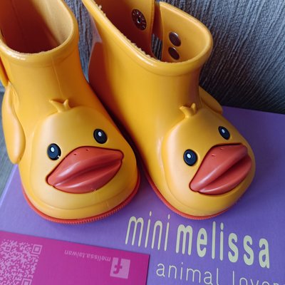 Mini melissa duck rain on sale boots