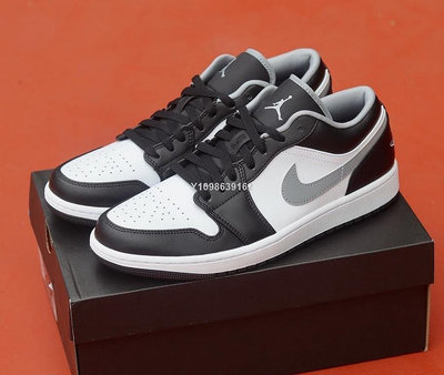Nike Air Jordan 1 Low Shadow 黑白灰 影子 男女款 553558-040公司級