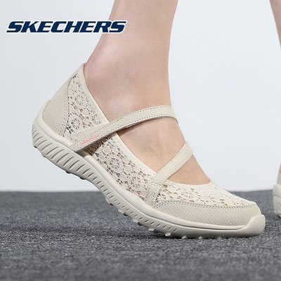 100原廠％Skechers斯凱奇女鞋 2021夏季新款運動鞋舒適出行透氣休閑通勤鞋
