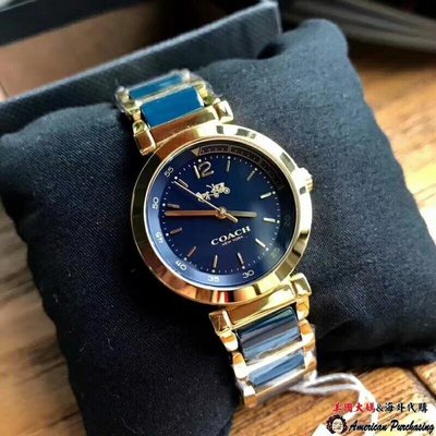 潮牌COACH 寇馳 Sport陶瓷腕錶 時尚手錶 原裝正品 海外代購-雙喜生活館