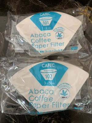 龐老爹咖啡 三洋產業 Abaca 馬尼拉麻纖維 102 酵素漂白 扇形 船形 咖啡濾紙 3~5人 100入 日本原裝進口