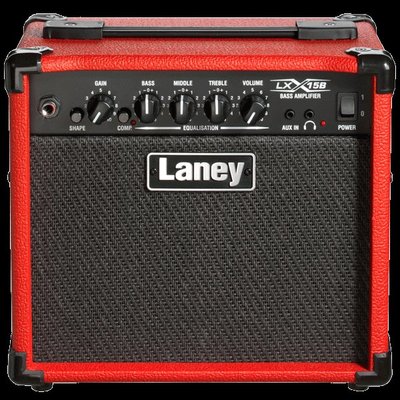 【送導線】免運 Laney LX15B LX-15B 貝斯 音箱 BASS音箱 BASS 貝斯音箱 15W 15瓦 紅色