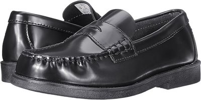 【Sperry】 美國帆船鞋創始品牌 兒童 休閒皮鞋/樂福鞋 黑 Size US 1M (~20cm) 九成九新