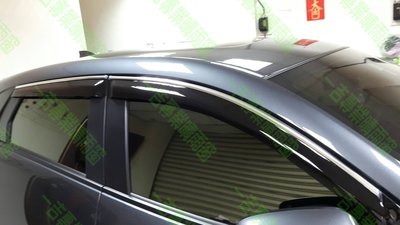 1995-2001 CRV 一代 鍍鉻飾條款 加寬、加厚 晴雨窗 (CRV1 晴雨窗 CRV1晴雨窗 CRV晴雨窗