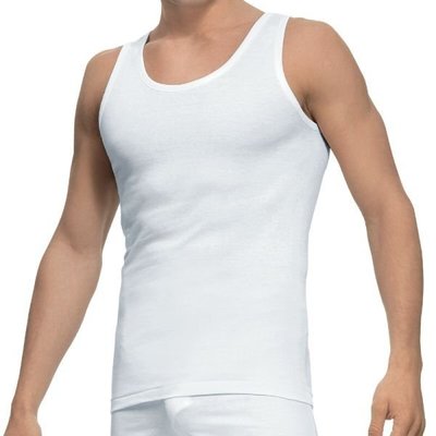 【西班牙 Abanderado】(0300)男性舒適歐洲棉無縫羅紋背心(M/L/XL)