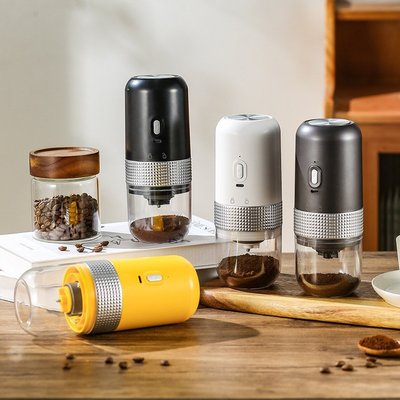 電動咖啡磨豆機家用小型自動磨咖啡機手磨充電便攜意式電動研磨機