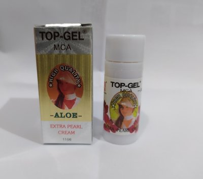 菲律賓 Top gel MCA Aloe extra pearl cream 珍珠膏面霜/1瓶/10g