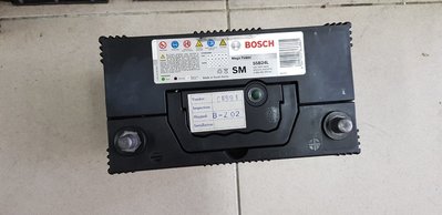 (二手中古電池) 德國博士 BOSCH 55B24L-SMF 免保養汽車電池 數值漂亮，品項優