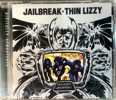 【搖滾帝國】知名愛爾蘭硬式搖滾樂團 THIN LIZZY Jailbreak 1996發行 全新進口專輯
