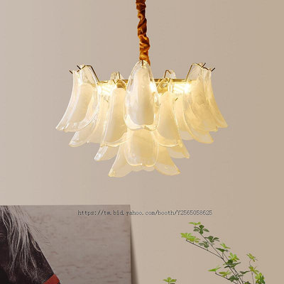 法式奶油風主臥室吊燈輕奢創意個性客廳餐廳吊燈現代簡約飯廳燈具