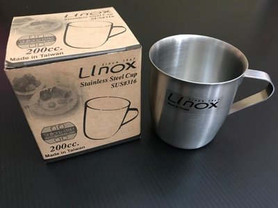 《享購天堂》Linox316小口杯200cc 台灣製造316不鏽鋼杯 醫療級不銹鋼兒童茶杯 兒童水杯 漱口杯子