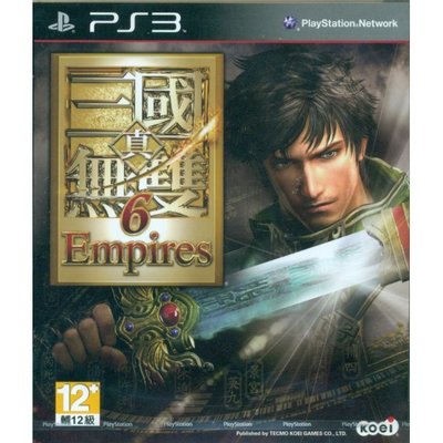 PS3亞版全新品~真･三國無雙6 帝王傳 (中文版)