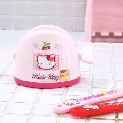 Hello Kitty 凱蒂貓 坐式 擠牙膏器 牙膏座 牙膏架