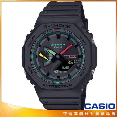 【柒號本舖】CASIO 卡西歐G-SHOCK 農家橡樹電子錶-黑 # GA-B2100MF-1A (台灣公司貨)