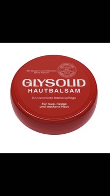 2019年12月德國帶回 GLYSOLID新包裝 Hautbalsam 凡士林神奇乳霜 100ml$120