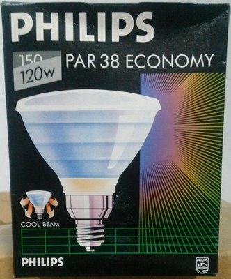 全新庫存 飛利浦 PHILIPS E27 PAR38 珠寶燈泡 220V 120W 12度/聚光 戶外可用