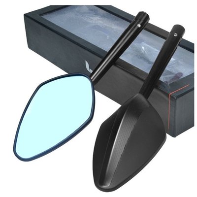 2018 新款 CNC 大貝殼 後照鏡 後視鏡 大視野 藍鏡 S4