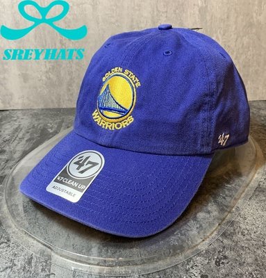 [SREY帽屋]預購＊47 Brand CLEAN UP NBA 金州勇士 經典 藍黃配 美國純正購入 棒球帽 老帽