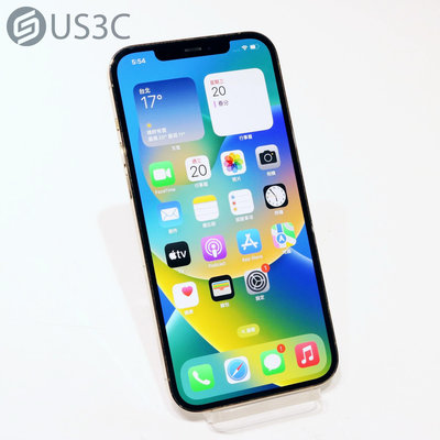 【US3C-青海店】【一元起標】台灣公司貨 Apple iPhone 12 Pro Max 128G 金色 6.7吋 OLED 臉部辨識 二手5G手機
