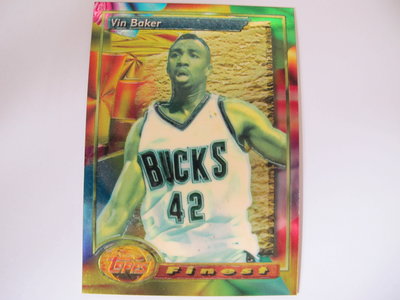 ~ Vin Baker ~1994年RC NBA球星/維恩·貝克  FINEST金屬新人卡Rookie