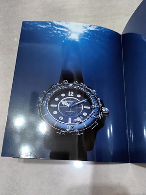 CHANEL香奈兒J12 MARINE 瑞士錶 自動機械上鍊式手錶目錄書AUTOMATIC300M 一元起標陶瓷圈框