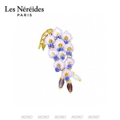 下殺-Les Nereides 紫藤花系列胸針